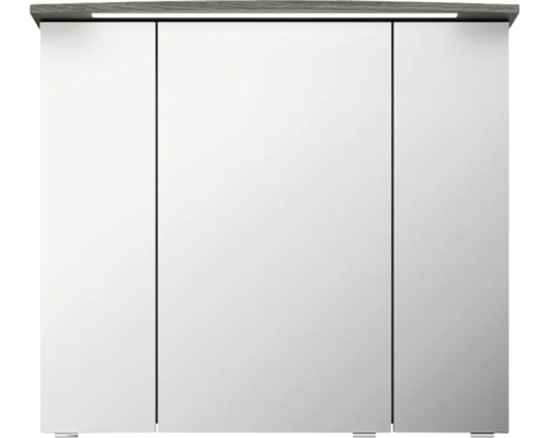 Spiegelschrank mit drei Türen und Beleuchtung