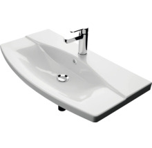 Keramikwaschbecken mit Armatur