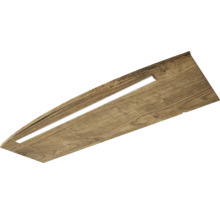 Badmöbel-Set Pelipal Serie 4010 BxHxT 144 x 200 x 45 cm Frontfarbe eiche ribbeck Badmöbelset 5-teilig und mehr mit Waschtisch Keramik weiß und Keramik-Waschtisch Waschtischunterschrank Spiegelschrank mit LED-Beleuchtung Unterschrank