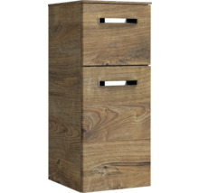 Badmöbel-Set Pelipal Serie 4010 BxHxT 144 x 200 x 45 cm Frontfarbe eiche ribbeck Badmöbelset 5-teilig und mehr mit Waschtisch Keramik weiß und Keramik-Waschtisch Waschtischunterschrank Spiegelschrank mit LED-Beleuchtung Unterschrank