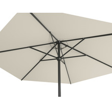 Sonnenschirm Mittelstockschirm Soluna Cessy Ø 300 cm Polyester (PES) ecru-thumb-3