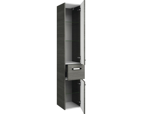 Offener Badezimmer Hochschrank mit Schublade und Glasablagen
