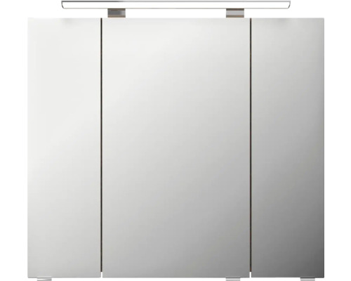 Spiegelschrank mit drei Türen und Beleuchtung