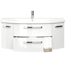Waschtischunterschrank mit Waschbecken und Handtuch