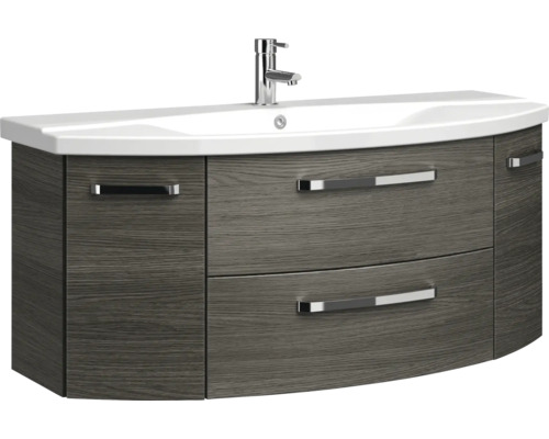 Waschtischunterschrank mit Waschbecken und Armatur