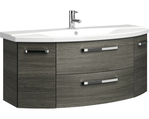 Waschtischunterschrank mit Waschbecken und Armatur