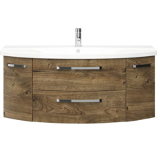 Waschtischunterschrank mit Waschbecken und Armatur