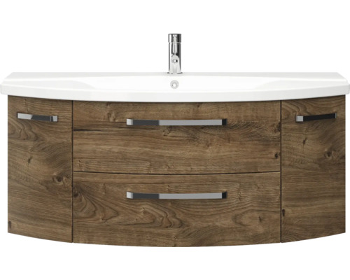 Waschtischunterschrank mit Waschbecken und Armatur