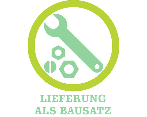 Lieferung als Bausatz Symbol