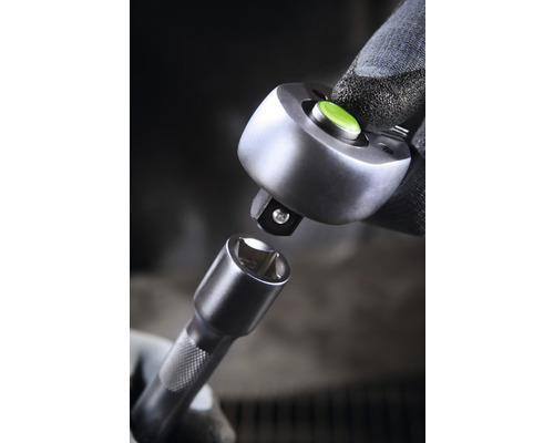 Ratsche und Steckschlüsselaufnahme im Detail