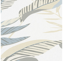 Vliestapete 10332-07 Elle Decoration 3 Blätter Creme