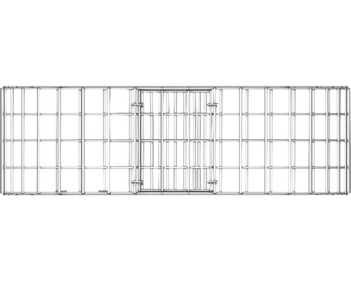 Draufsicht eines Gerüstbausatzes