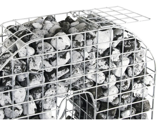 Gabione gefüllt mit Steinen