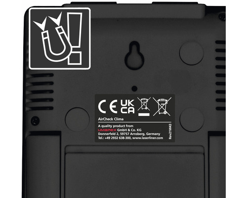 Magnet Symbol und Entsorgungshinweise