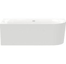 Vorwandbadewanne Raumsparbadewanne OTTOFOND Afinar Corner 80 x 180 cm weiß Glänzend Glatt 703944