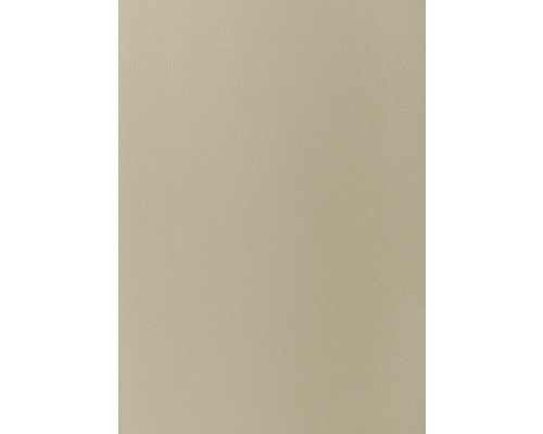 Nahaufnahme einer beigen Kunstlederoberfläche.