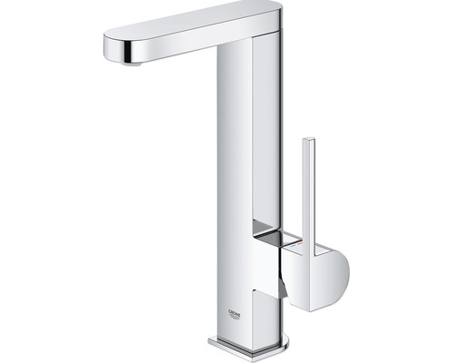 Hoher Waschtischmischer aus Metall