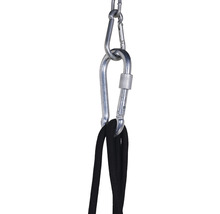 Karabinerhaken mit Seilaufhängung