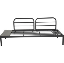 Gartenmöbelset GARDEN PLACE Stella 4-Sitzer 4 tlg. schwarz grau aus robustem Aluminium, stapelbar, inkl. Auflagen