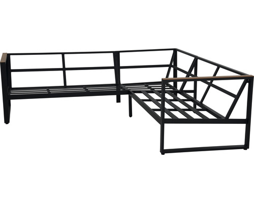 Rahmen einer Eckcouch aus Metall