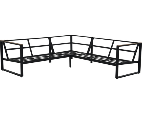 Ecksofa Gestell aus Metall und Holz