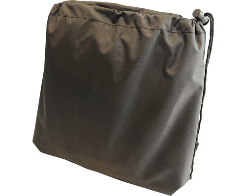 Schwarzer Packsack mit Kordelzug