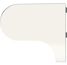 Wandboard mit abgerundeter Ecke