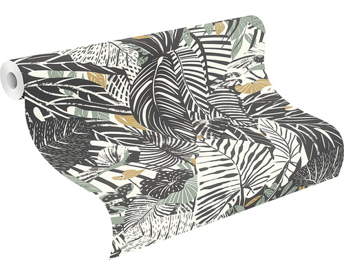 Tapetenrolle mit Blättermuster