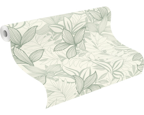 Tapetenrolle mit floralem Muster