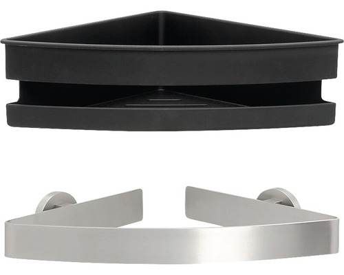 Eckregal für Dusche mit Befestigung