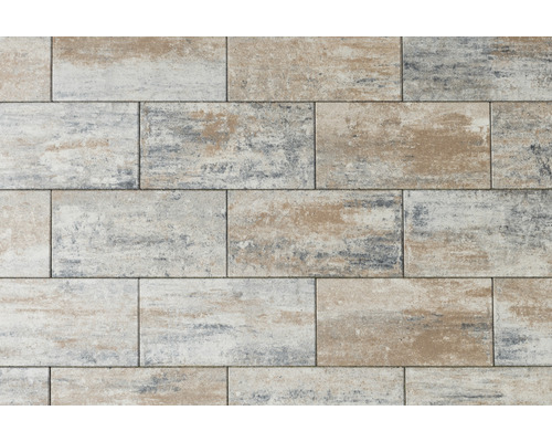 Rechteckige Pflastersteine aus Beton