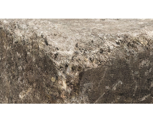 Nahaufnahme eines Beton Bordsteins