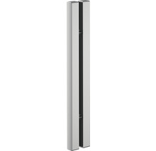 Eckeinstieg mit Schiebetür Schulte Kristall/Trend 90x90 cm Klarglas Profilfarbe aluminium ohne unteres Profil-thumb-2