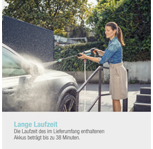 Akku Hochdruckreiniger GARDENA Aqua Clean inkl. Akku und Ladegerät