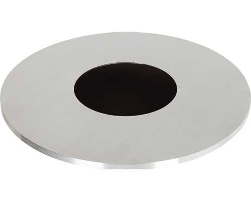 Runde Edelstahl Abdeckung mit kreisförmiger Öffnung