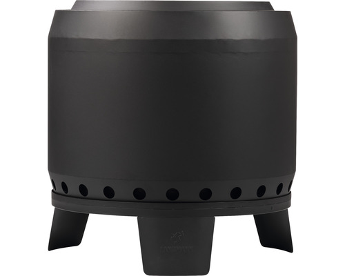 Feuerschale aus Stahl mit Löchern zur Belüftung