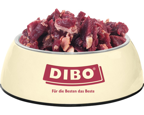 Schüssel mit rohem Hundefutter