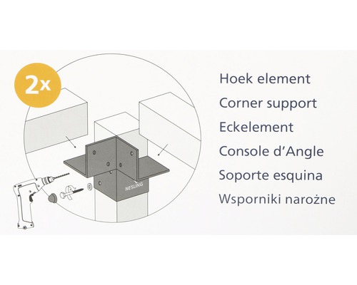 Nesling Eckelement Montageanleitung