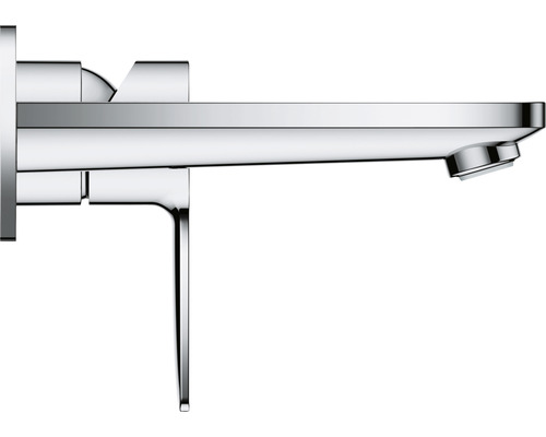 Wandmontierte Waschtischarmatur