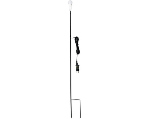 Gartenleuchte mit Erdspieß und Kabel