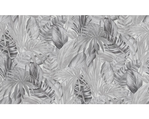 Tapete mit tropischem Pflanzenmuster