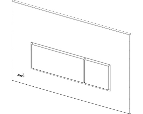 Toilettenspülplatte mit zwei Tasten