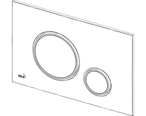 Betätigungsplatte mit zwei Tasten für die Toilettenspülung