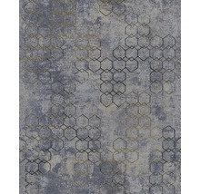 Teppich mit geometrischem Sechseckmuster