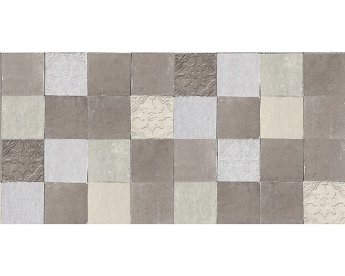 Quadratische Fliesen mit Mustern