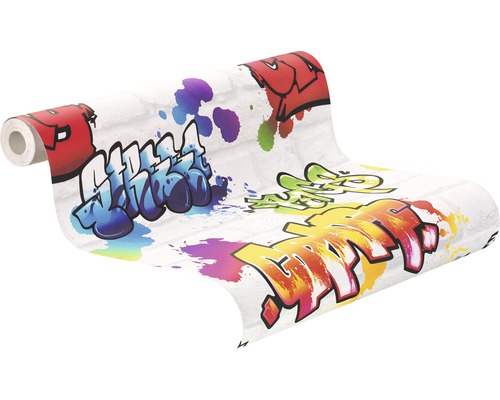 Tapetenrolle mit Graffiti-Design für die Wandgestaltung