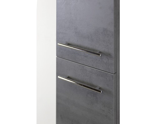 Badezimmerschrank mit zwei Schubladen und Griffen