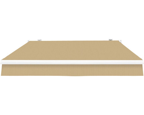Beige Markise zum Schutz vor Sonne