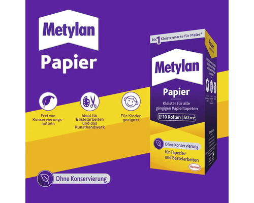 Metyelan Papier Kleister für Papiertapeten