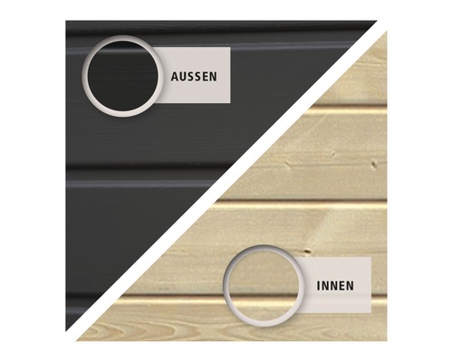 Holzfassade für den Außen- und Innenbereich